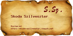 Skoda Szilveszter névjegykártya